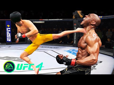 Видео: UFC4 Брюс Ли против Камару Усмана EA Sports UFC 4 PS5