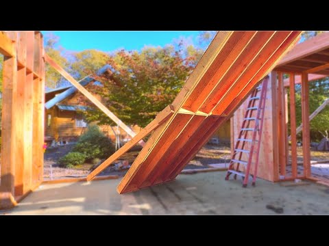 Видео: Коньковые столбы и фронтонные балки | Гараж для хранения вещей, эпизод 3