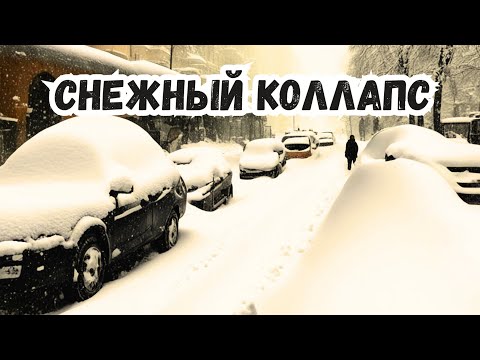 Видео: Последствия снежной бури в Челябинске. Транспорт стоит. Собаки и снег. События дня 28.12.2023