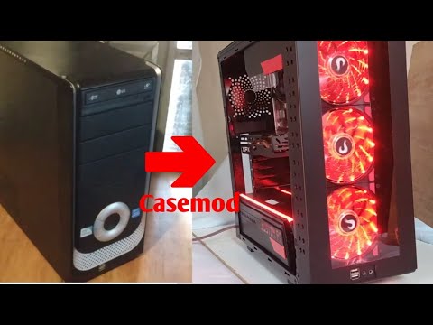 Видео: PC CASE MODDING | Моддинг кейса  / Custom pc 2021