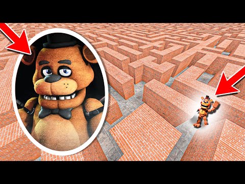 Видео: ФРЕДДИ АНИМАТРОНИКТАН ҚАШУ МҮМКІН ЕМЕС! ЛАБИРИНТТЕН ШЫҒУ! | GARRY'S MOD