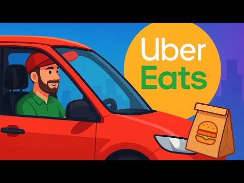 Видео: Работа курьером UberEats в Монреале: день глазами водителя