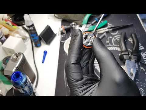 Видео: Smok tfv8 перемотка RBA базы