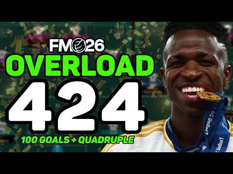 Видео: Забить 100 голов за сезон?! Лучшая тактика FM26 4-2-4