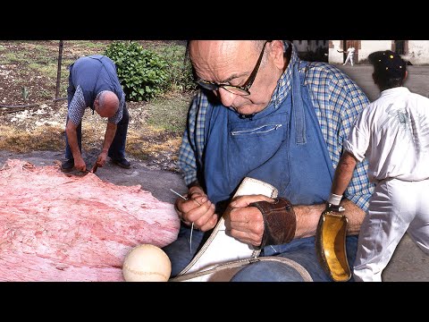Видео: КОЖАНАЯ ПЕРЧАТКА ручной работы. Кондитерские изделия для игры в традиционный баскский мяч или laxoa