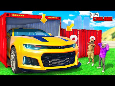 Видео: ВЫБИЛ ГИГАНТ-КАМАРО ИЗ КОНТЕЙНЕРА! БИТВА ЗА КОНТЕЙНЕРЫ В ГТА 5 ОНЛАЙН