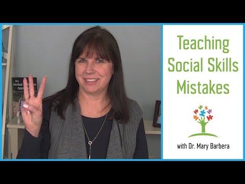 Видео: Социальные навыки для детей с аутизмом: три ошибки, которых следует избегать
