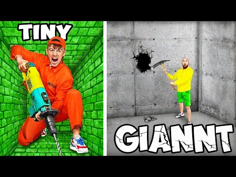 Видео: МАЛЕНЬКАЯ vs ГИГАНТСКАЯ ТЮРЬМА