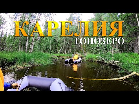 Видео: Карелия ТОПОЗЕРО 2023 || Выловили рыбацкую сеть || Нашли заброшенный лесной домик