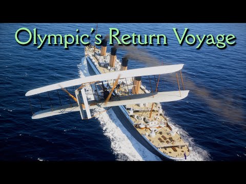 Видео: Первое возвращение «Олимпика» — 28 июня — 5 июля 1911 года