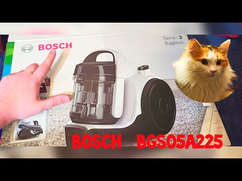 Видео: ОБЗОР пылесоса BOSCH BGS05A225 за сценарием моей кошки