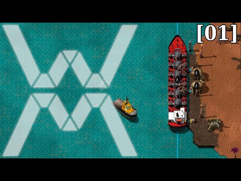 Видео: Прохождение Factorio: Freight Forwarding [01] - Остров