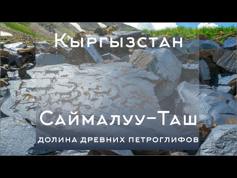 Видео: Самые многочисленные петроглифы в Кыргызстане. Саймалуу Таш.