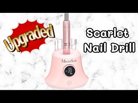 Видео: ОБЗОР НОВОЙ ОБНОВЛЕННОЙ ДРЕЛИ ДЛЯ НОГТЕЙ MELODYSUSIE SCARLET