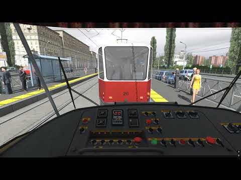 Видео: TRS 22 Южногорский трамвай 0.1 Маршрут №2