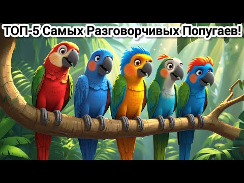Видео: ТОП-5 Разговорчивых Попугаев! Кто говорит лучше всех? Для детей| Познавательное!