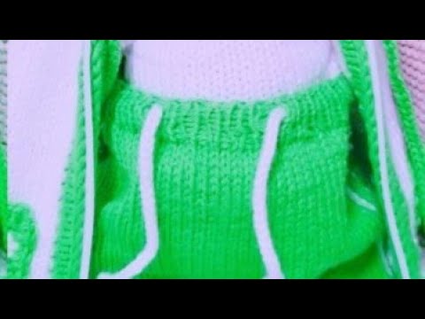 Видео: Как провязать дырки для шнурка в патентной резинке.
