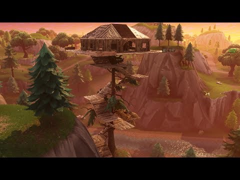 Видео: ДОМИК НА ДЕРЕВЕ В FORTNITE