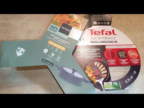 Видео: Розпакування: Сотейник Actuel та Сковорідка Tefal Unlimited