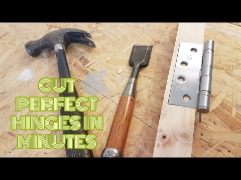 Видео: ВАУ! Изготовьте идеальные дверные петли за считанные минуты