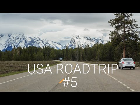 Видео: Автопутешествие по США.  Гранд Титон, Йеллоустоун, Ниагарский водопад