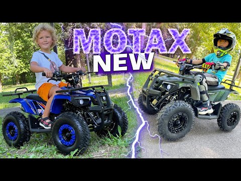 Видео: Квадроцикл бензиновый MOTAX ATV GRIZLIK Х16 ES 49cc Мини-Гризли с электро стартером