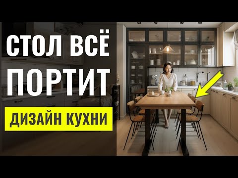 Видео: Стол Который Испортит Вашу Кухню. 6 Ошибок В Оформлении Столовой Зоны 🔴 Дизайн Интерьера