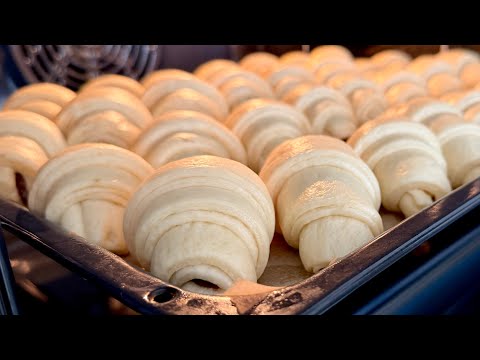 Видео: Совершенно новый метод. Рецепт круассанов по-турецки. Просто и вкусно.