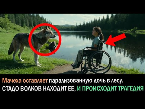 Видео: Мачеха оставляет парализованную дочь в лесу. СТАДО ВОЛКОВ НАХОДИТ ЕЕ, И ПРОИСХОДИТ ТРАГЕДИЯ