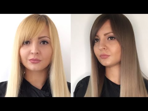 Видео: Из блонда в омбре