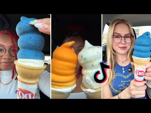 Видео: Вирусная подборка хрустящего мороженого Dairy Queen — Tik Tok.