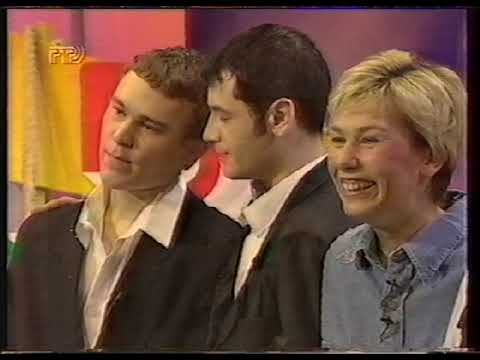 Видео: О. Пругло и О. Горшков (группа "Мечтать") в гостях "У Ксюши", РТР, 97г., часть 2