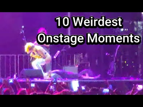 Видео: 10 самых странных моментов на сцене