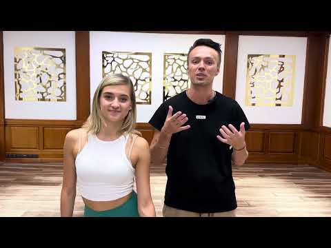 Видео: Бачата. Уровень 2. Урок 4. Hips roll in the shadow position. Олег Логинов и Титова Ксения