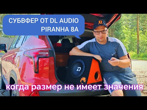 Видео: "Мал да удал" сабвуфер DL AUDIO PIRANHA 8A #автозвук #москвич3 #dlaudio