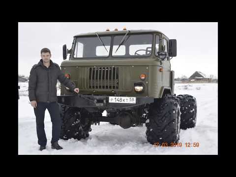 Видео: ГАЗ-66 VS Дизель ШиШиГА на Арочных колесах + УАЗ