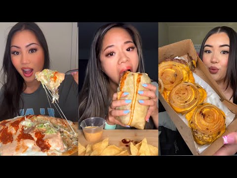 Видео: Подборка TIKTOK Mukbang | Chipotle, In-N-Out, Dave's Hot Chicken, Wingstop и другие!