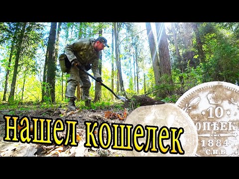 Видео: Искал где жили люди, а нашел кошелек с серебром. Коп в лесу. КЛАДОИСКАТЕЛЬ РУСЯ.