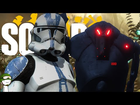 Видео: Star Wars прямо в Squad и это Обалденно !!!!