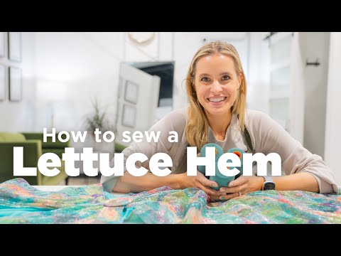 Видео: Как пришить салатовый край к платью (Эпизод 29)