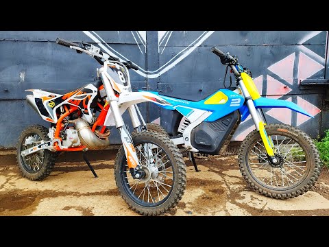 Видео: KAYO KT50L 2T vs  FOXBOY Rev2 обзор сравнение бензинового и электро питбайка.
