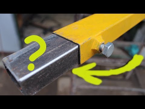 Видео: Разборное телескопическое соединение профильной трубы. doRABOTKA