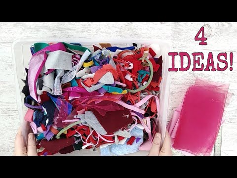 Видео: ВОТ ЗАЧЕМ Я СОБИРАЮ ОБРЕЗКИ ОТ ШИТЬЯ! 4 ПОТРЯСАЮЩИЕ ИДЕИ ИХ ИСПОЛЬЗОВАНИЯ!
