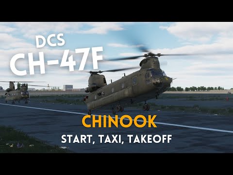 Видео: DCS CH-47F | Быстрый старт — Руление — Взлёт