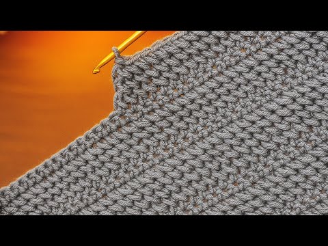 Видео: Очень простая схема вязания крючком