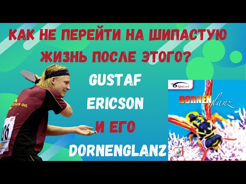 Видео: 🏓Как не перейти на ШИПАСТУЮ👀жизнь после этого❓⚡ GUSTAF ERICSON и его DORNENGLANZ💪