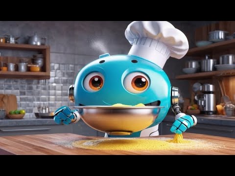 Видео: Маленький Джек Хорнер – Создаём робота-торта | Лучшие детские стишки и песенки