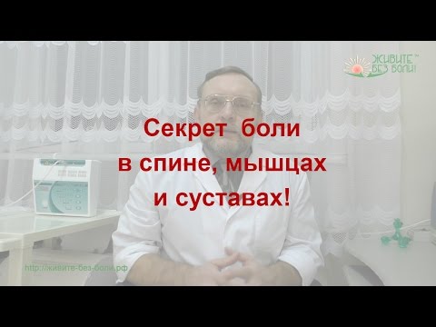 Видео: Секрет боли в спине, мышцах и суставах!