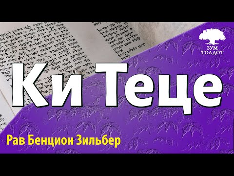 Видео: Недельная глава Ки Теце. Рав Бенцион Зильбер