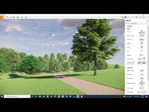 Видео: Основы рендеринга ландшафта в Enscape для SketchUp